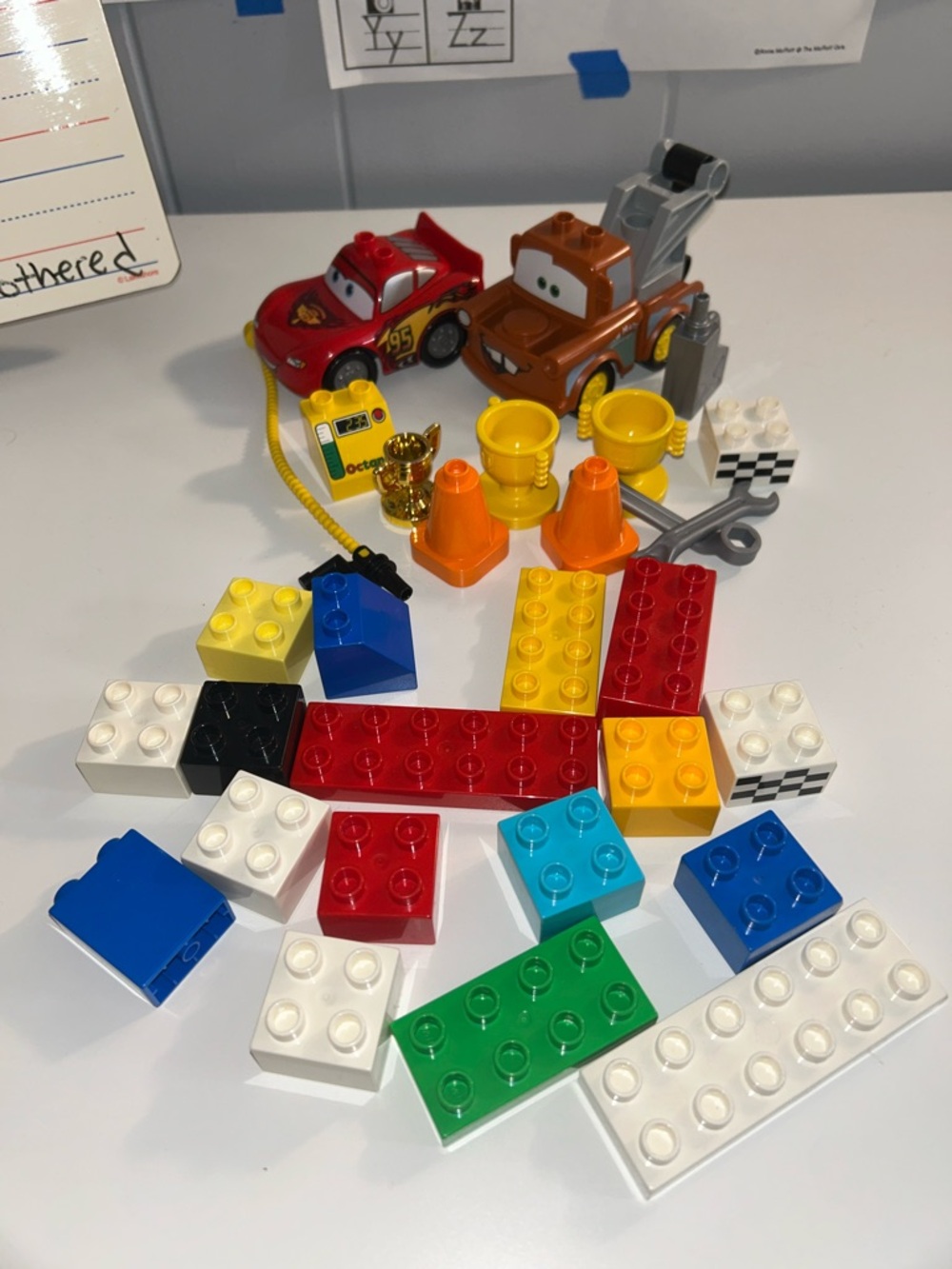 Duplo Lego Disney Lightning McQueen & Mater Set 30 Piece Cars Lot